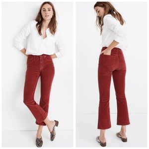 MADEWELL Cali Demi Boot Corduroy Jeans